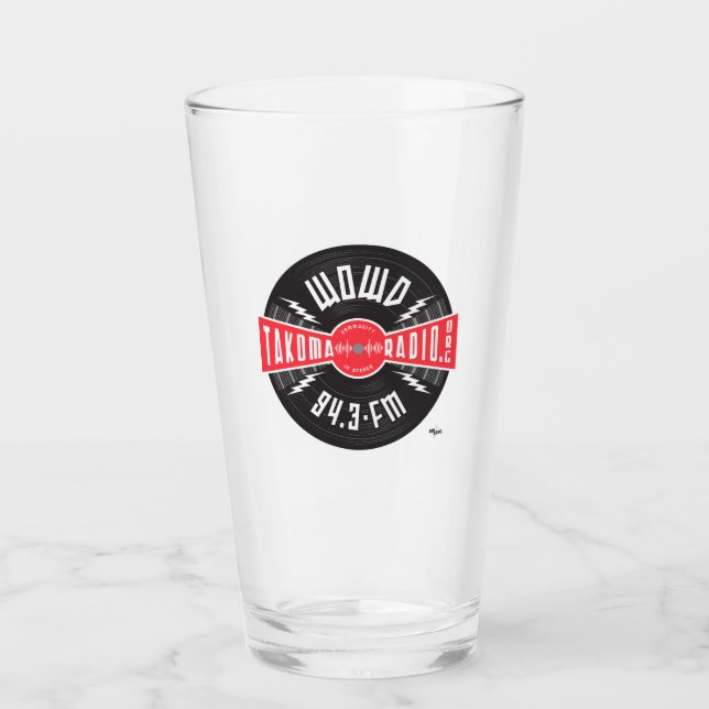 WOWD Beer Glass (Front)