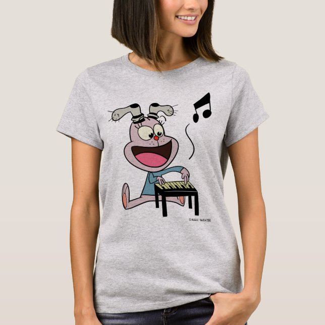 Wowee Howie T-Shirt - Light Steel (Front)
