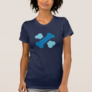 Wowoland Dog Bone Cross Logo in T-Shirt