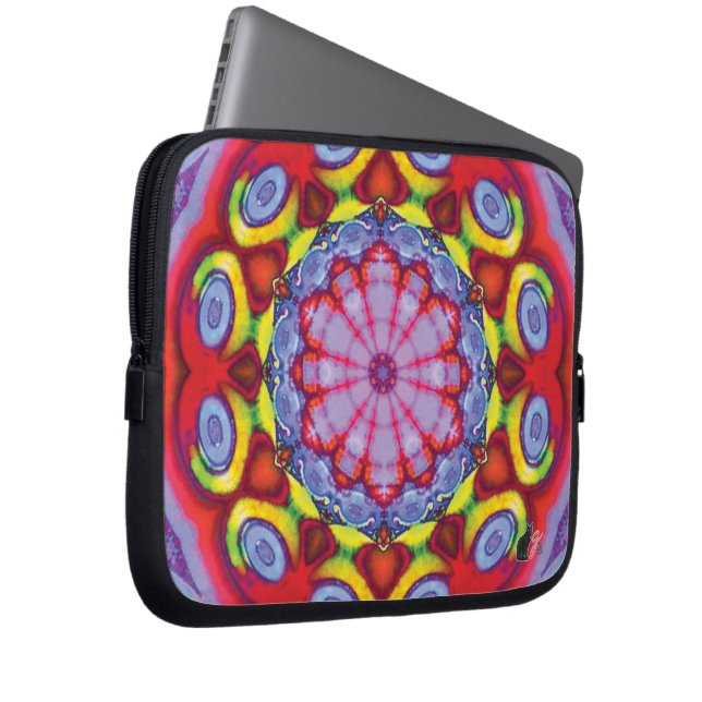 Wowzer Kaleidoscope Laptop Sleeve (Front Right)