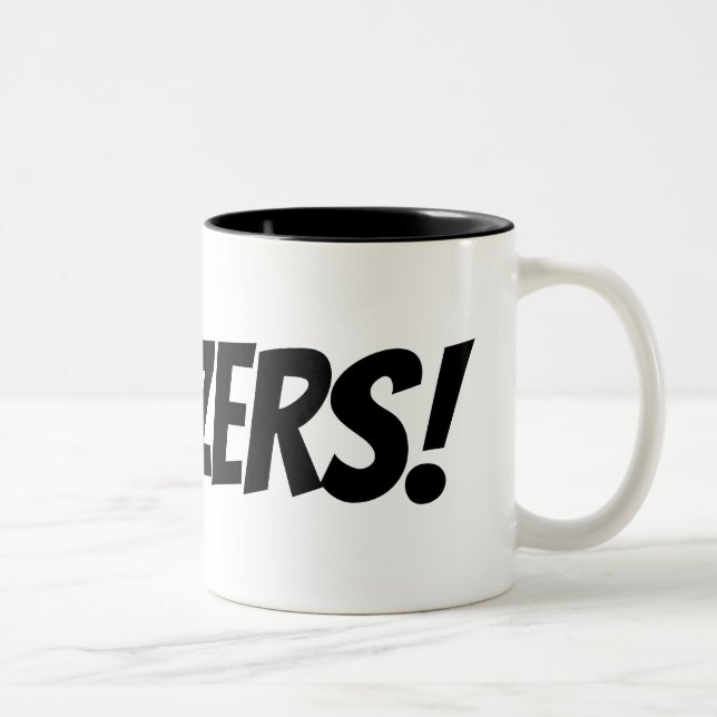 Wowzers funny comic typography coffee mug (Right)