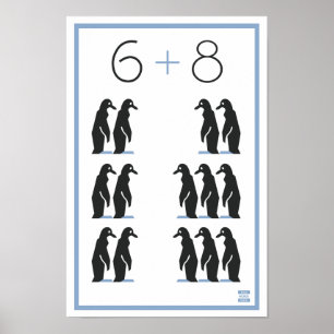 WPA 6+8 Penguins! Poster
