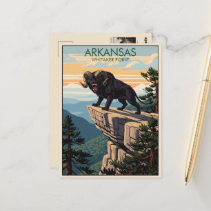 WPA Arkansas Whitaker Point  Postcard
