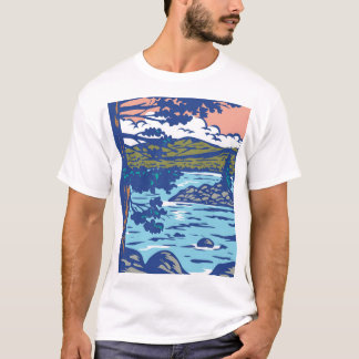WPA Art Emerald Bay State Park in South Lake Tahoe T-Shirt