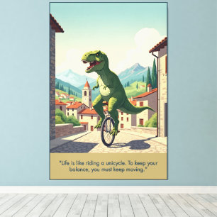WPA Motivational Quote Art  Canvas Print