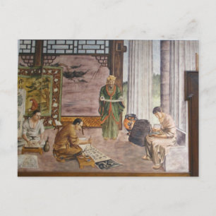 WPA Murals 3 ~ postcard