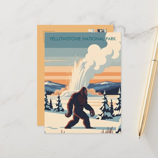 WPA National Parks Postcard (Front/Back In Situ)