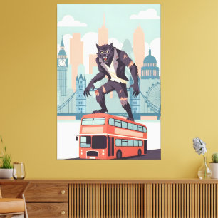 WPA Styled Cult Film Canvas Print