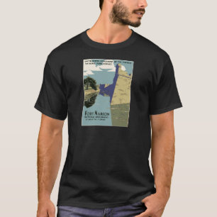 WPA Vintage Travel Poster Fort Marion Florida T-Shirt