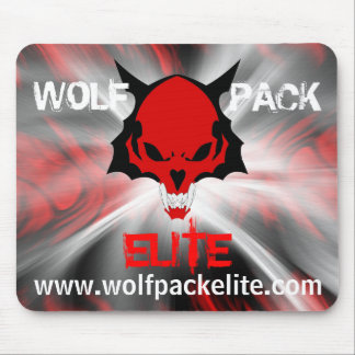 wpbg, wp_gryhead_transPNG, WOLF, PACK, ELITE, w... Mouse Mat