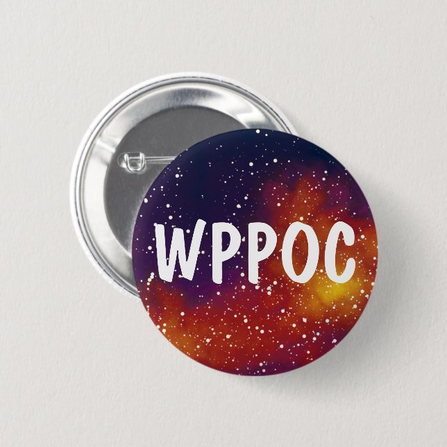 WPPOC Customisable Galaxy Identity 6 Cm Round Badge (Front & Back)