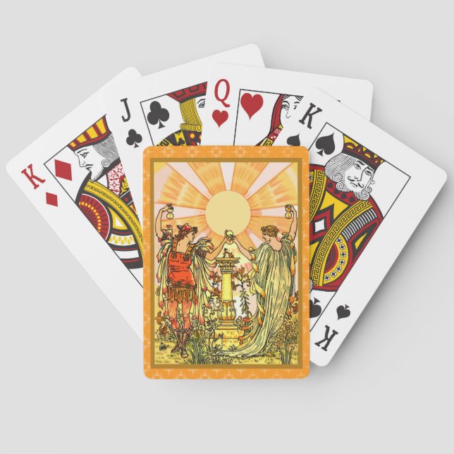 WQ PLAYING CARDS : The Sun Celebration (Back)