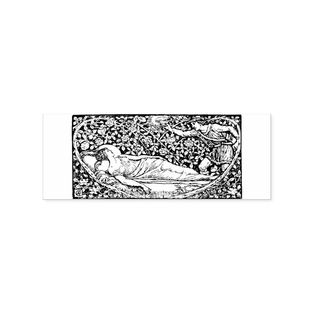 WQ RUBBER STAMP : Sleeping Beauty (Imprint)