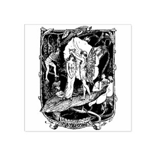 WQ RUBBER STAMP : Thumbelina Now MayBlossom