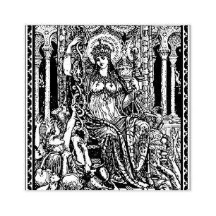 WQ RUBBER STAMP: Walter Crane Philotime Rubber Stamp