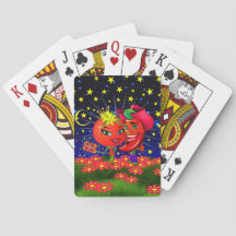 WQ Saucy Tomato and Scott Hot Pepper Playing Cards