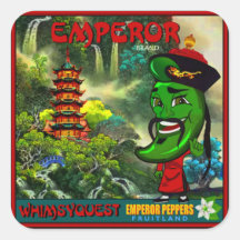 WQ STICKER LG:  Emperor Pepper Crate Label