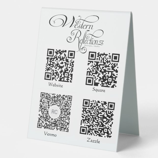 WR Table Top Sign (Front)