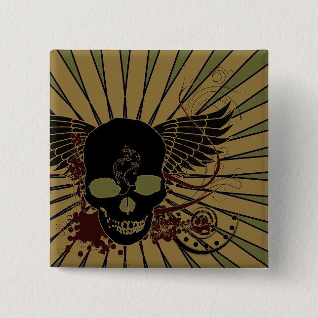 Wraith 15 Cm Square Badge (Front)
