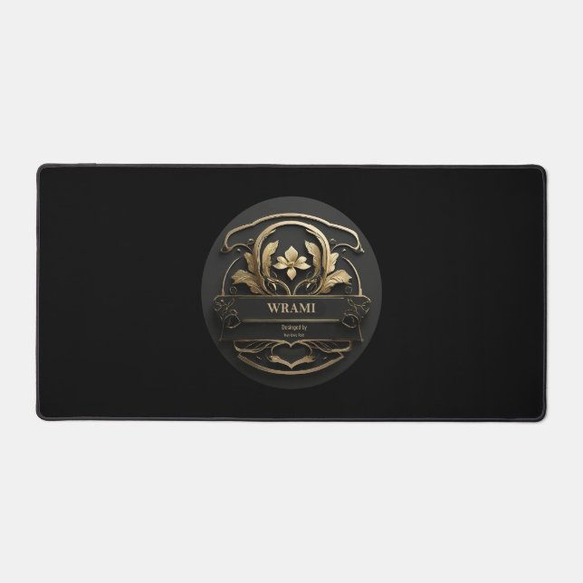 Wrami logo, Designed by Kay Uwe Rott Desk Mat (Front)