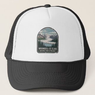 Wrangell-St. Elias Glacier Park Badge Trucker Hat