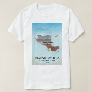 Wrangell-St. Elias National Park Alaska poster T-Shirt