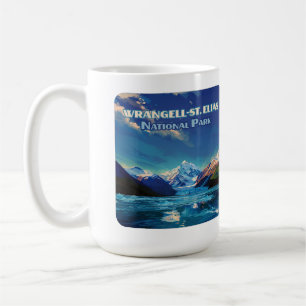 Wrangell St. Elias National Park Alaska Vintage Coffee Mug