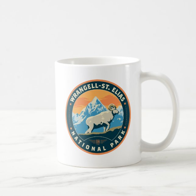 Wrangell-St Elias National Park Coffee Mug (Right)