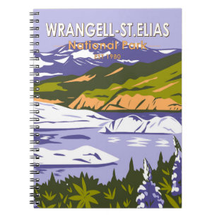 Wrangell St Elias National Park Nizina Lake Alaska Notebook
