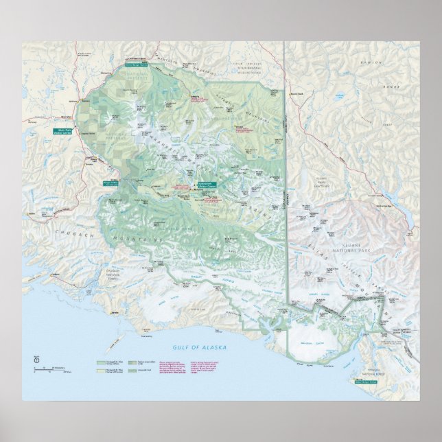 Wrangell St. Elias National Park Poster (Front)
