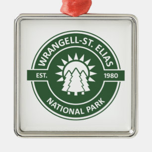 Wrangell–St. Elias National Park Sun Trees Metal Tree Decoration