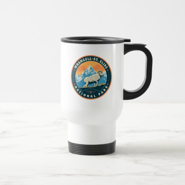 Wrangell-St Elias National Park Travel Mug (Right)