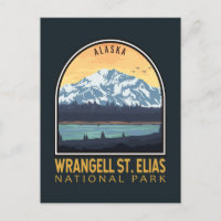 Wrangell St Elias National Park Vintage Emblem