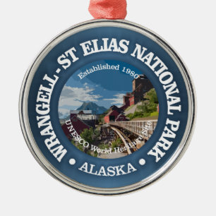 Wrangell-St Elias (NP2) Metal Tree Decoration