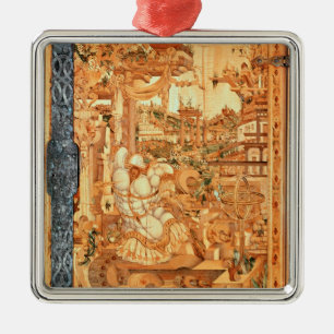 Wrangelschrank Cabinet, 1566 Metal Tree Decoration