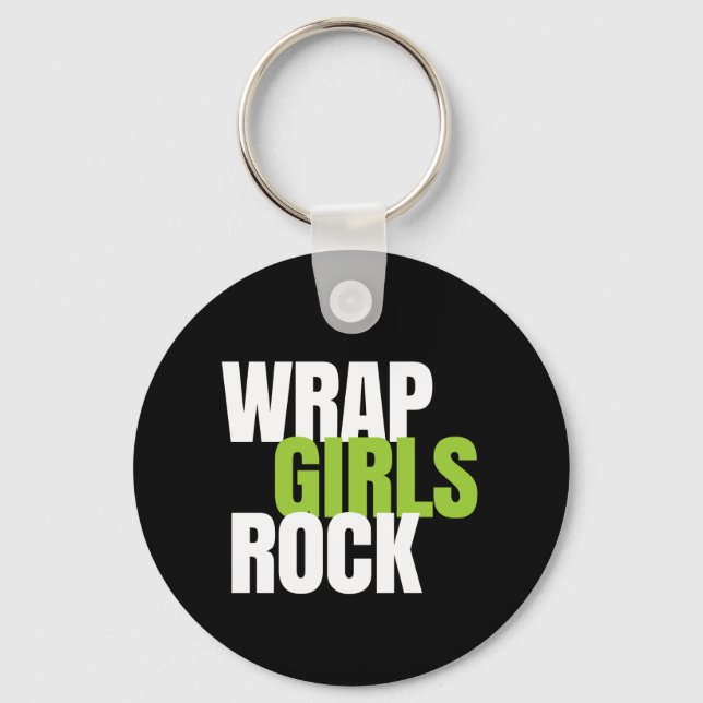 Wrap Girls Rock - It Works! Global Key Ring (Front)