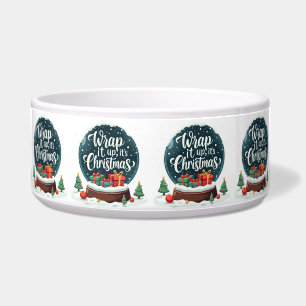 Wrap It Up It’s Christmas Snow Globe Design