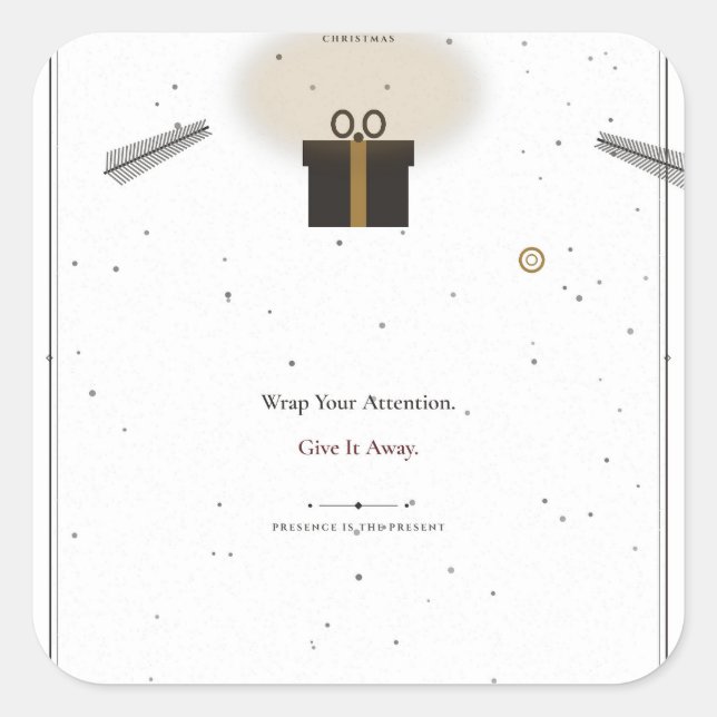 Wrap Your Attention Sticker (Front)