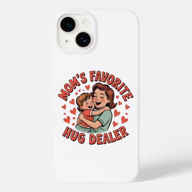 Wrap Your Phone in Love – A Hug from Mum Case-Mate iPhone Case (Back)