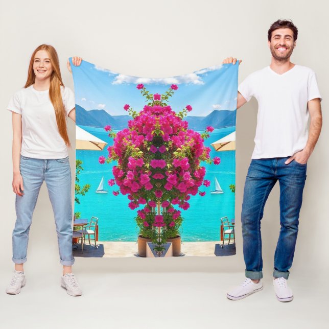"Wrap Yourself in Romance – Café Charm with Every  Fleece Blanket (In Situ)