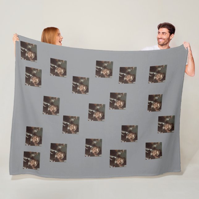 "Wrap Yourself in Warmth, Love, and Comfort."   Fleece Blanket (In Situ)
