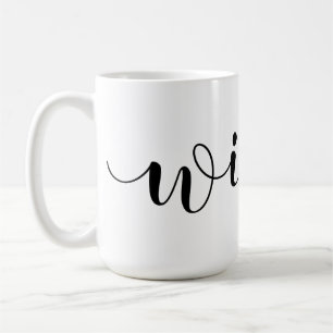 Wraparound "Wifey" Handwritten Script Coffee Mug