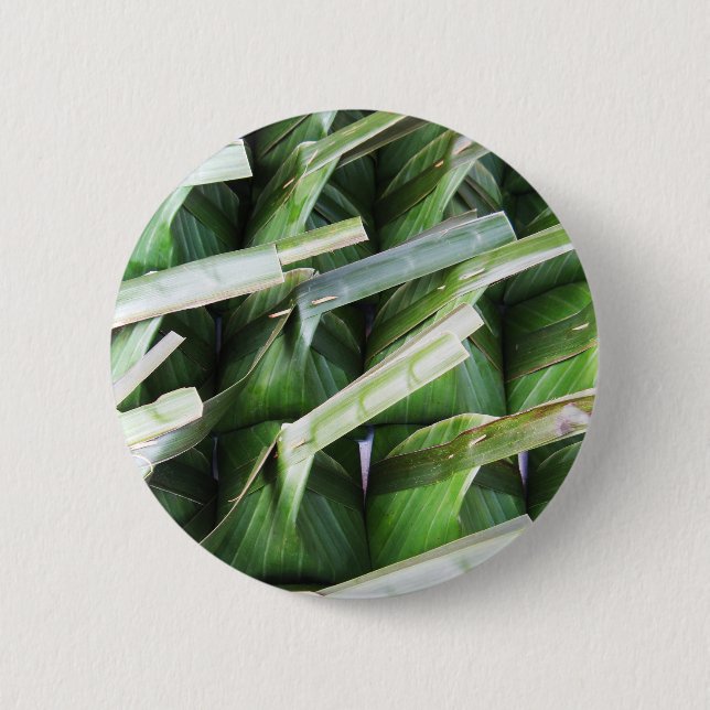 Wrapped Banana Leaf Packets 6 Cm Round Badge (Front)