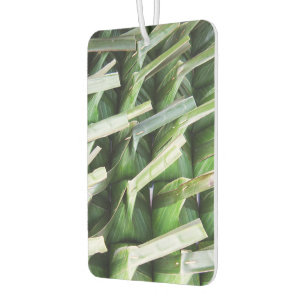Wrapped Banana Leaf Packets Car Air Freshener