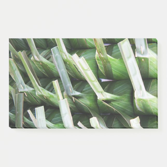 Wrapped Banana Leaf Packets Post-it Notes (Front)