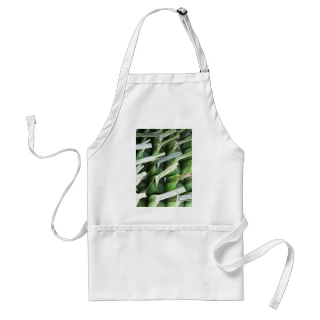 Wrapped Banana Leaf Packets Standard Apron (Front)