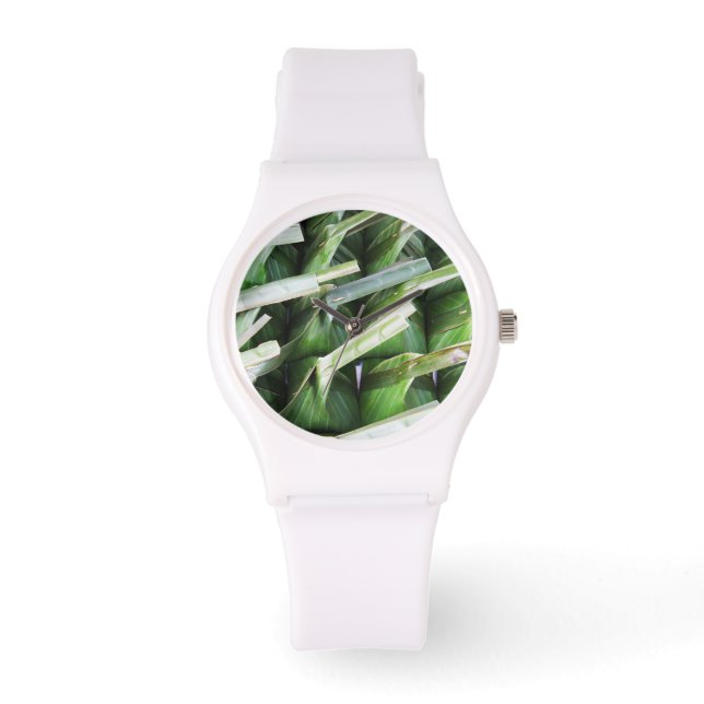 Wrapped Banana Leaf Packets Watch (Front)