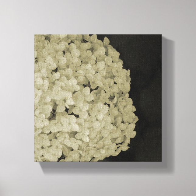 Wrapped canvas flower photography print artwork (Front)