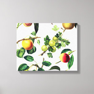 wrapped canvas fruit  design