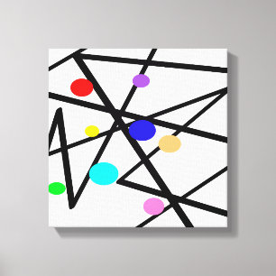 wrapped canvas modern chic abstract art